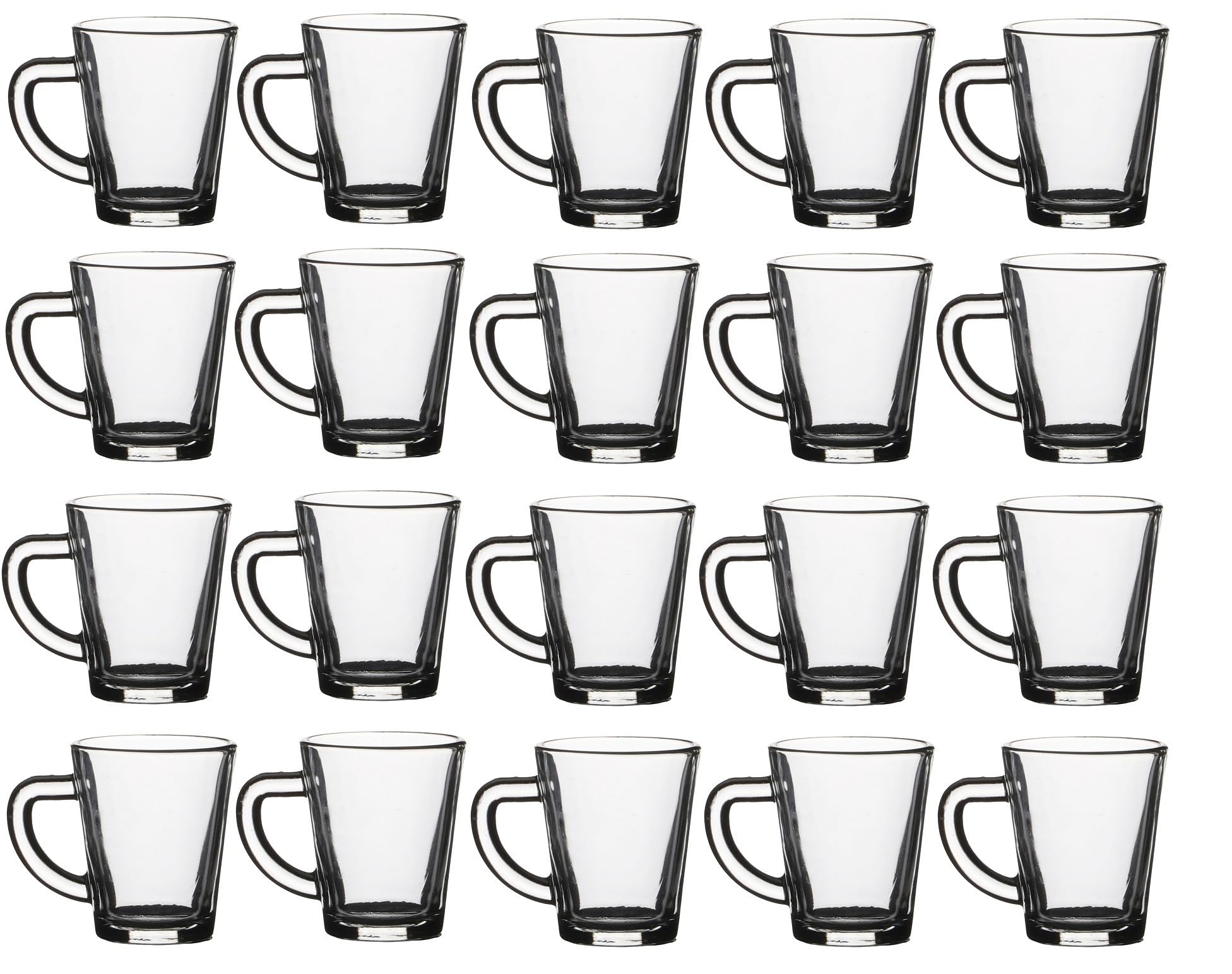 Tasses espresso 7cl Deconation en verre transparent : fini la vaisselle dépareillée