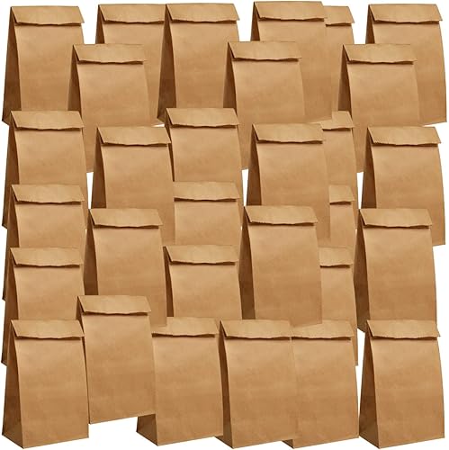 Miniatura 3 de PAVILIA Bolsas de almuerzo de papel Kraft 30-pc