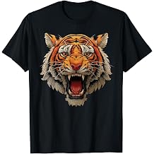 Tiger Roaring Graphic T-Shirt