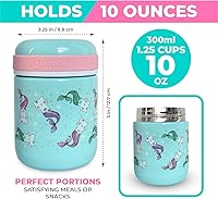 Vista 24 de Bento Lunch Box with Stainless Steel Thermo, Matching Insulated Lunch Bag and Ice Pack Set for Girls, Kids, 5 Divided Compartments, Snack Container