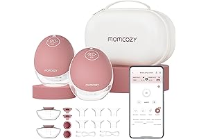 Momcozy Hands-Free Pump M9: Discreet, Multi-Modes, 15 Levels, Personalized App Control