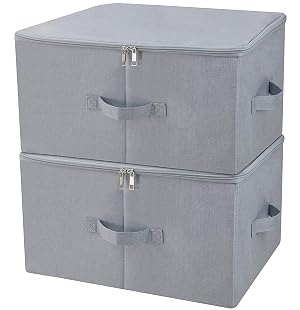 iwill CREATE PRO 17 6x 13 6x 9 7 Dust-proof Closet Clothes Storage Boxes with Zip Lid Breathable