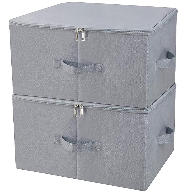 iwill CREATE PRO 17 6x 13 6x 9 7 Dust-proof Closet Clothes Storage Boxes with Zip Lid Breathable