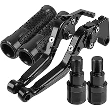2019 2020 2021 2022 2023 Motorcycle Brake Clutch Lever Handle Grips Ends for Yamaha MT125 MT 125 MT-125 2014 2015 2016 2017 2018Black A