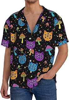 Men's Tropical Camp Shirt, Short Sleeve for Coastal Cookout