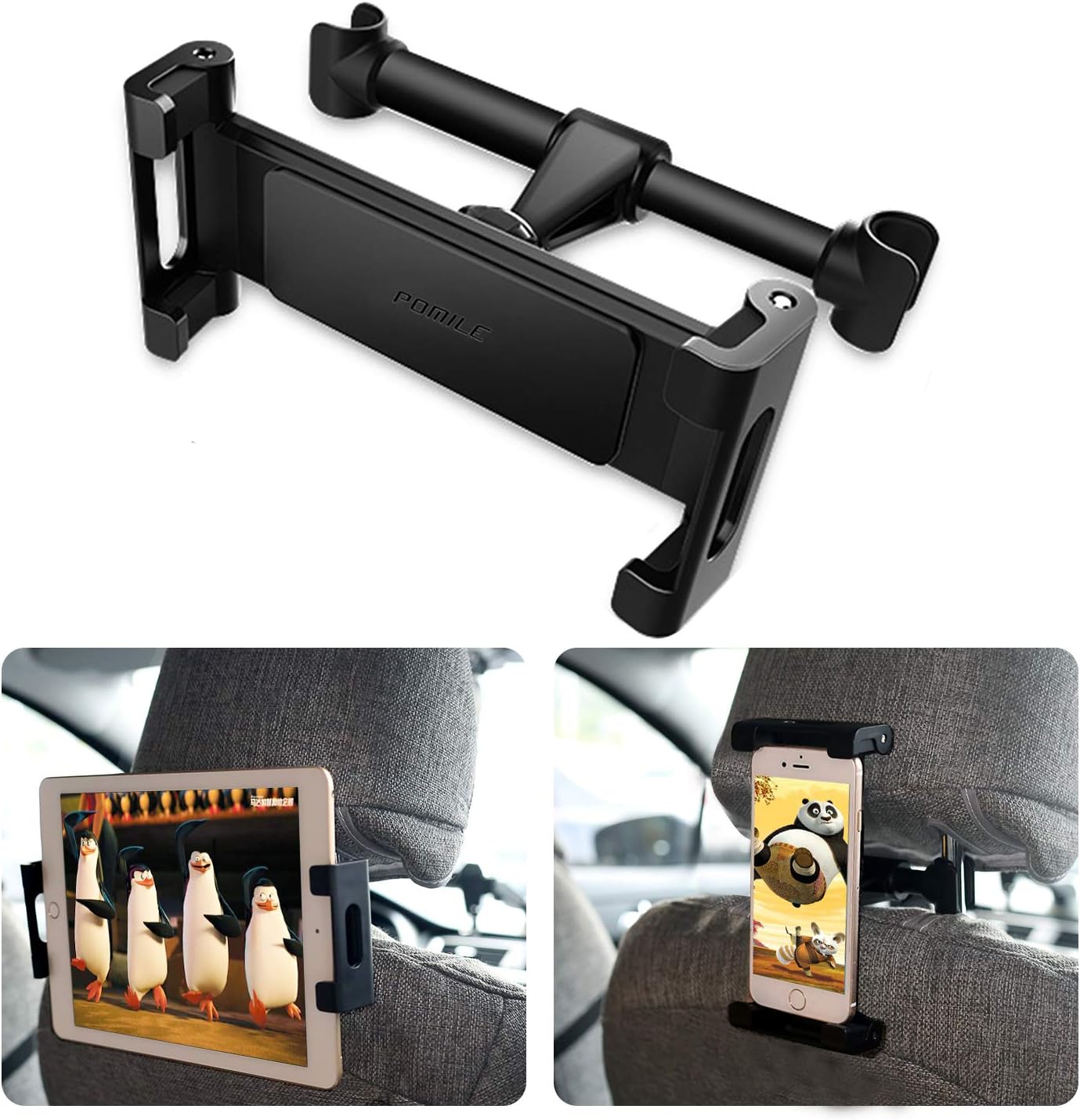 poggiatesta tv per camion