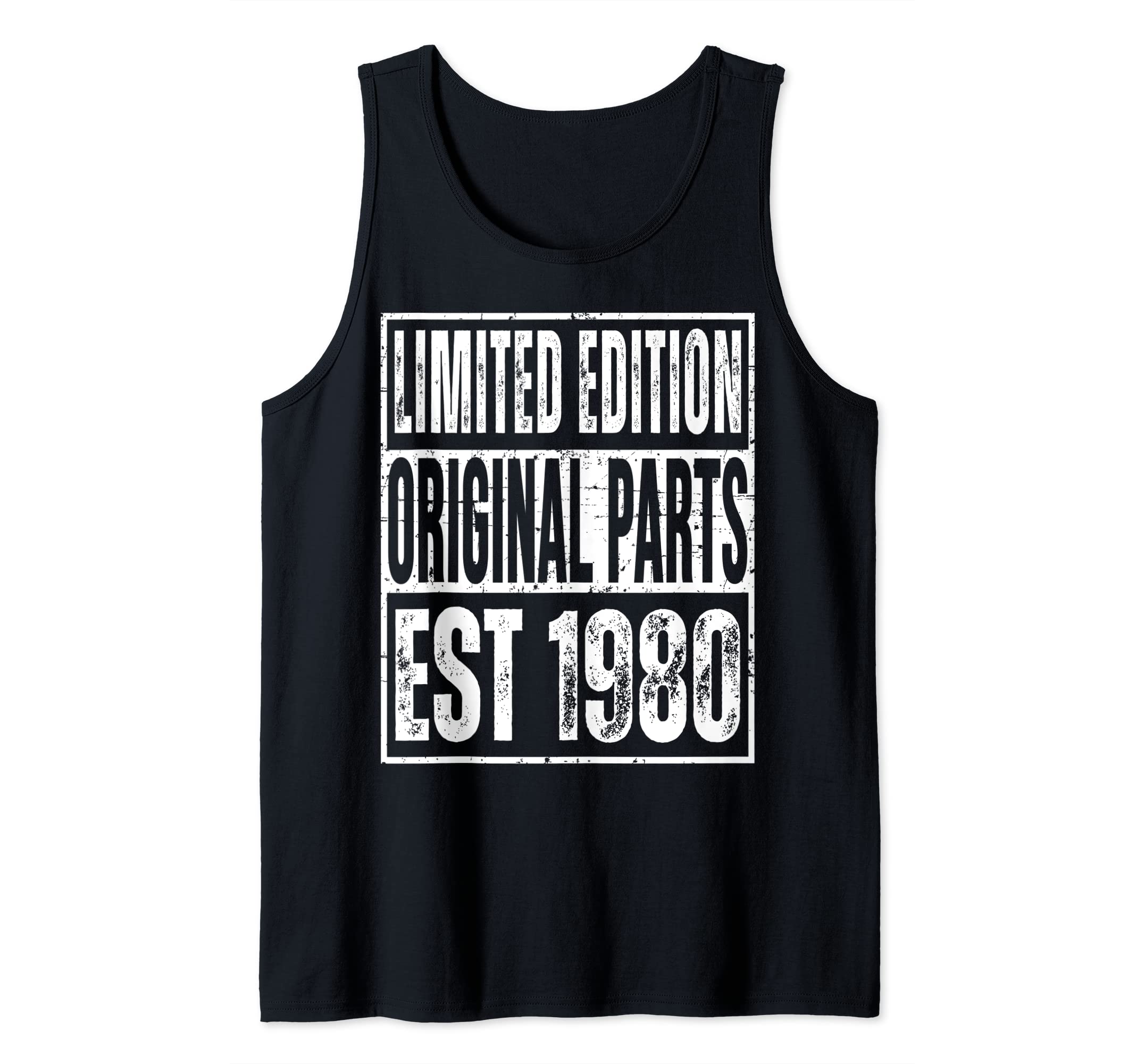 Birthday Gifts Designslimited edition with original part est. 1980 Tank Top