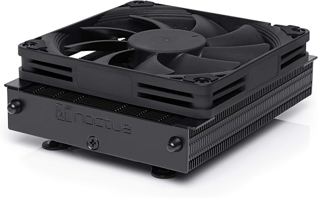 Noctua NH-L9a-AM4 chromax.black, Low-Profile CPU Cooler for AMD AM4 (Black)