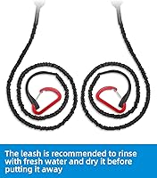 Vista 5 de OCEANBROAD Correa de remo de kayak estirable con cuerda de lanyard para SUP, kayak, botes, canoa, caña de pescar, 4-7 pies