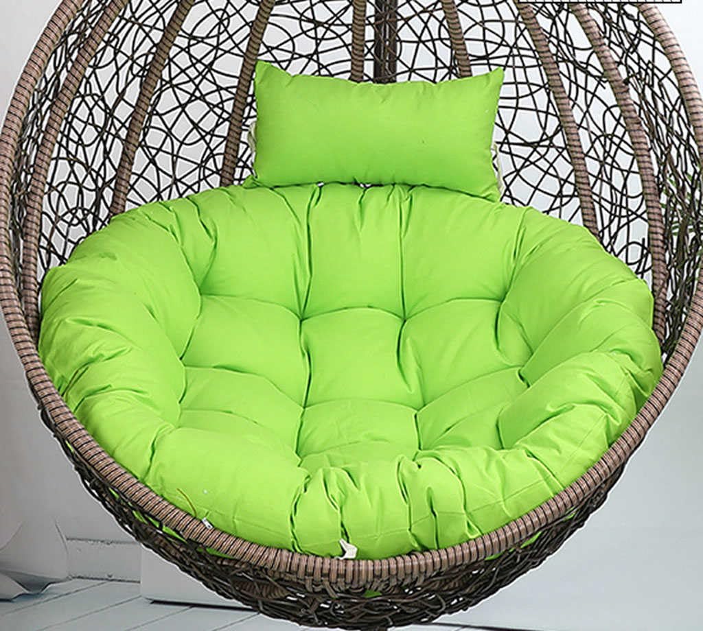 LXJBBD egg Garden Chair Cushion - Washable Hanging Mat Pads Replacement, Indoor Outdoor Swing Chair Cushion