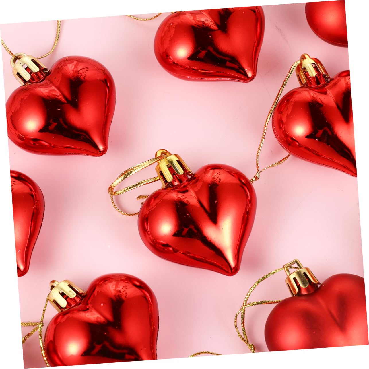 Amosfun 3 Juegos Adornos Colgantes Decoración Fiesta Amor Decoración Fiesta San Valentín Adorno De De Corazón De Colgante e De Boda Rojo 36 Uds * 3