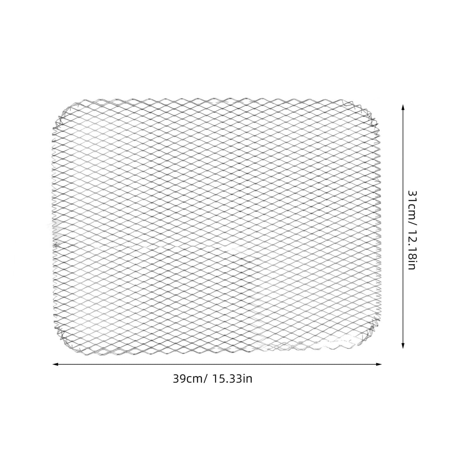 VICASKY 10pcs Bbq Grill Mesh Mat Aluminum Bbq Grill Topper Heat Resistant Mats for Outdoor/Indoor