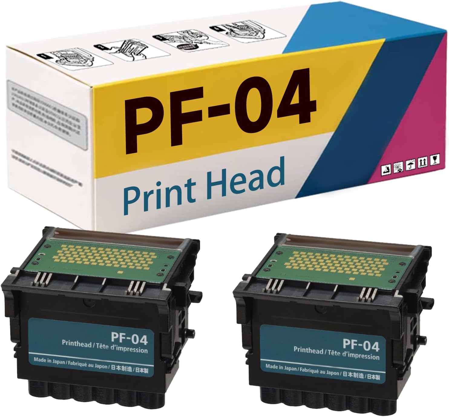 PF-04 Printhead Compatible for Canon IPF650 IPF655 IPF671 IPF680 IPF681 IPF685 IPF686 IPF750 IPF755 IPF760 IPF765 IPF771 IPF780 IPF780 IPF781 IPF785 IPF840 IPF850 Printers 1Pack