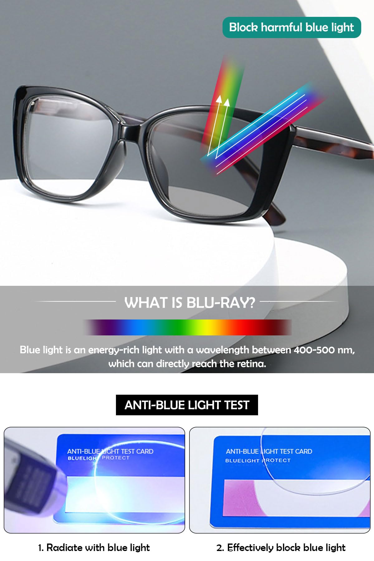 KOOSUFA Selbsttönende Lesebrille Damen Herren Photochrome Anti-Blaulicht Lesebrillen Schildpatt-Bügel Federscharnier mit UV-Schutz Sonnenlesebrille Lesehilfe 0.0 0.5 1.0 1.5 2.0 2.5 3.0 3.5 4.0