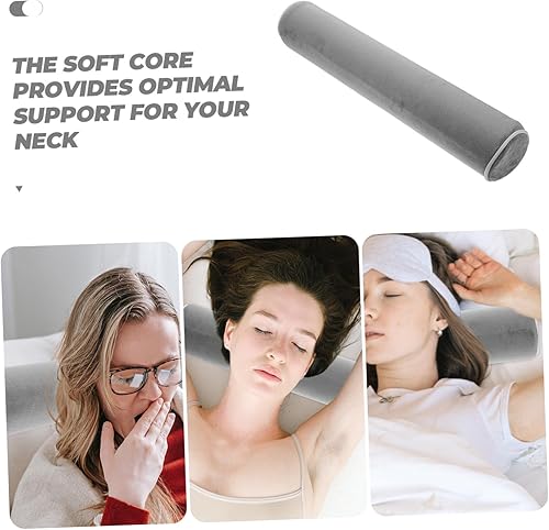Miniatura 4 de IMUSINICE Almohada de cuello Almohada lumbar Almohada cilíndrica Almohada de pierna Almohada para dormir Almohada de apoyo cervical Almohada Redondo