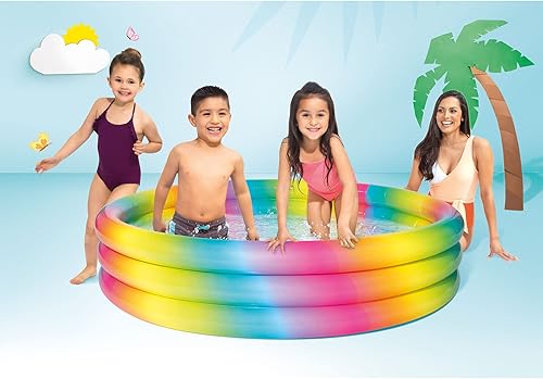 Miniatura 9 de Intex 58449EP - Piscina inflable circular de 3 anillos para niños de 2 años o más con parche de reparación
