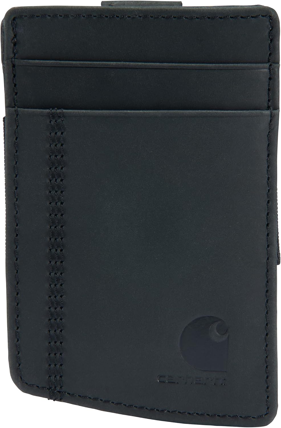 Carhartt Men's Casual Saddle Leather Wallets, Available in Multiple Styles and Colors, Brown