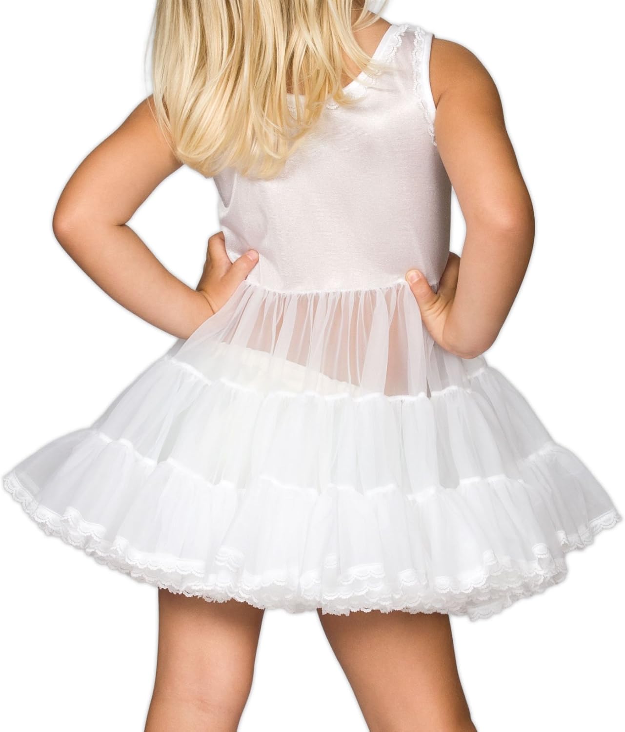I.C. Collections Baby Girls White Bouffant Slip Petticoat, 6m - 24m