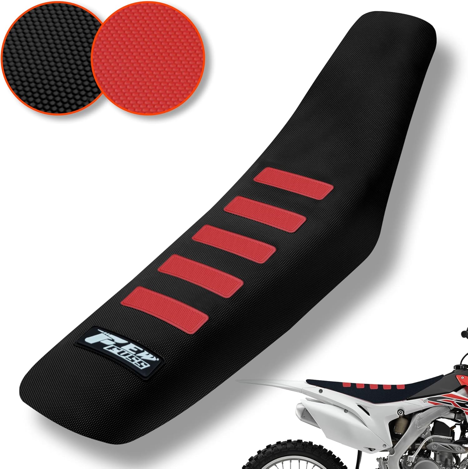 fewfuss Soft Rubber Dirt Bike Seat Cover Universal