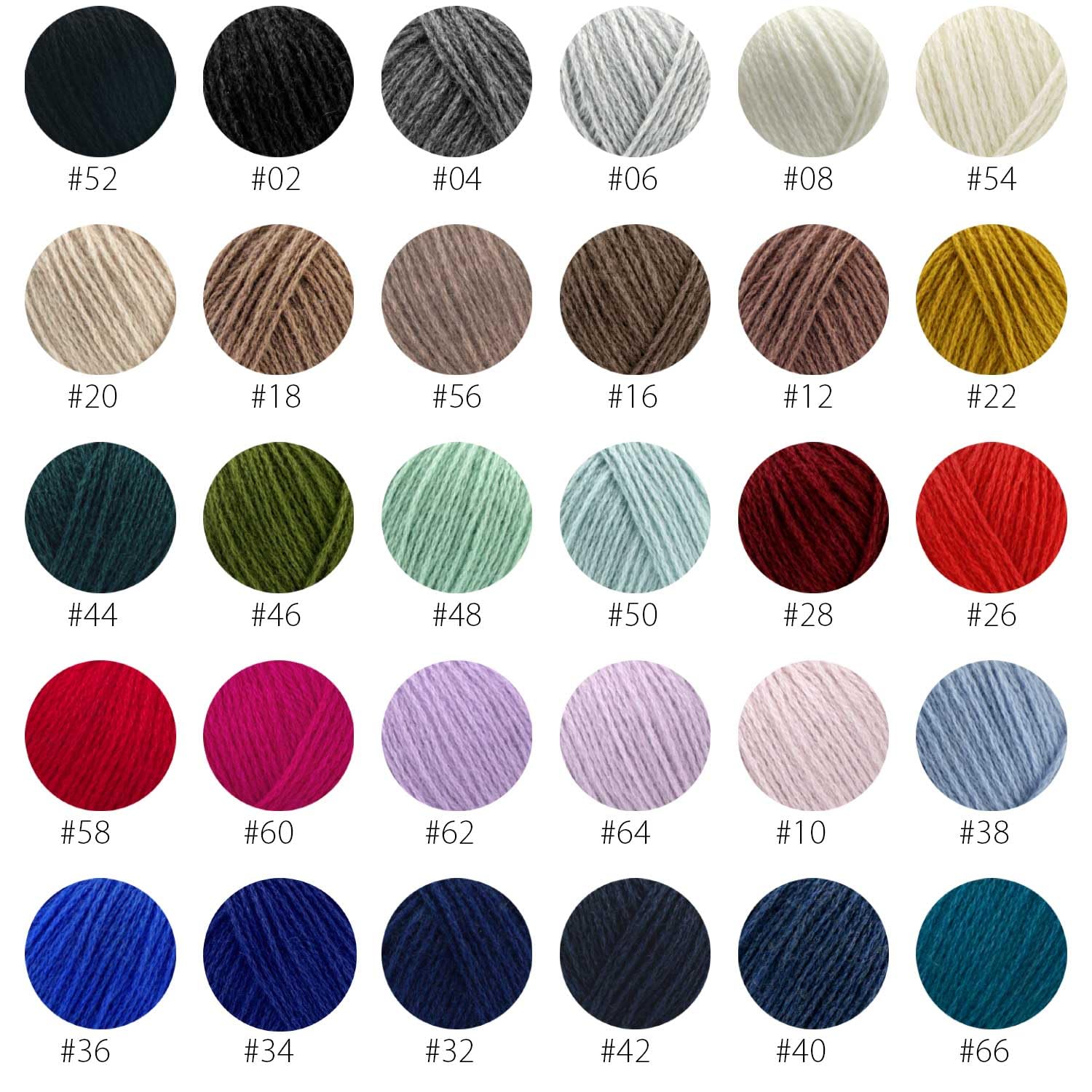 Pascuali Bio Cashmere 6/28. Strickwolle aus 100% Kaschmirwolle Wolle zum Stricken und Häkeln, 4 Knäuel - 100 g - Farbe:Rosenquarz 10