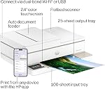 Imprimante tout-en-un sans fil HP Envy 6555, impression couleur, scan, copie, impression recto verso, idéale pour la maison, essai de 3 mois d'Instant Ink inclus, compatible IA (C2XR6A) Portobello