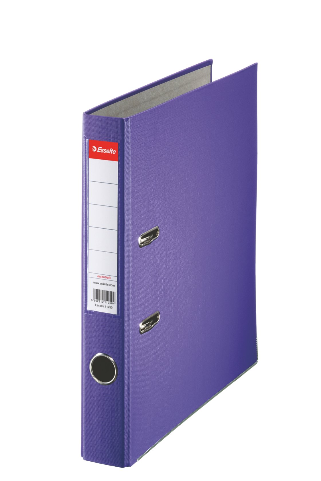 Esselte Lot de 25 classeurs à levier en plastique, dos 50 mm Violet Format A4
