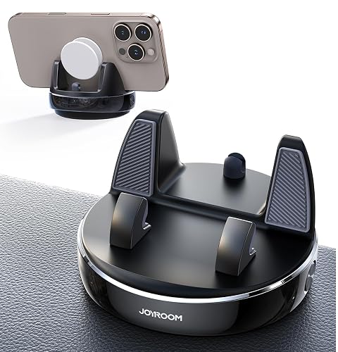 JOYROOM Car Phone Holder Mount 360 Adjustable Avoid Sun Glare Phone Holder for Car Slip Free Spring Snap