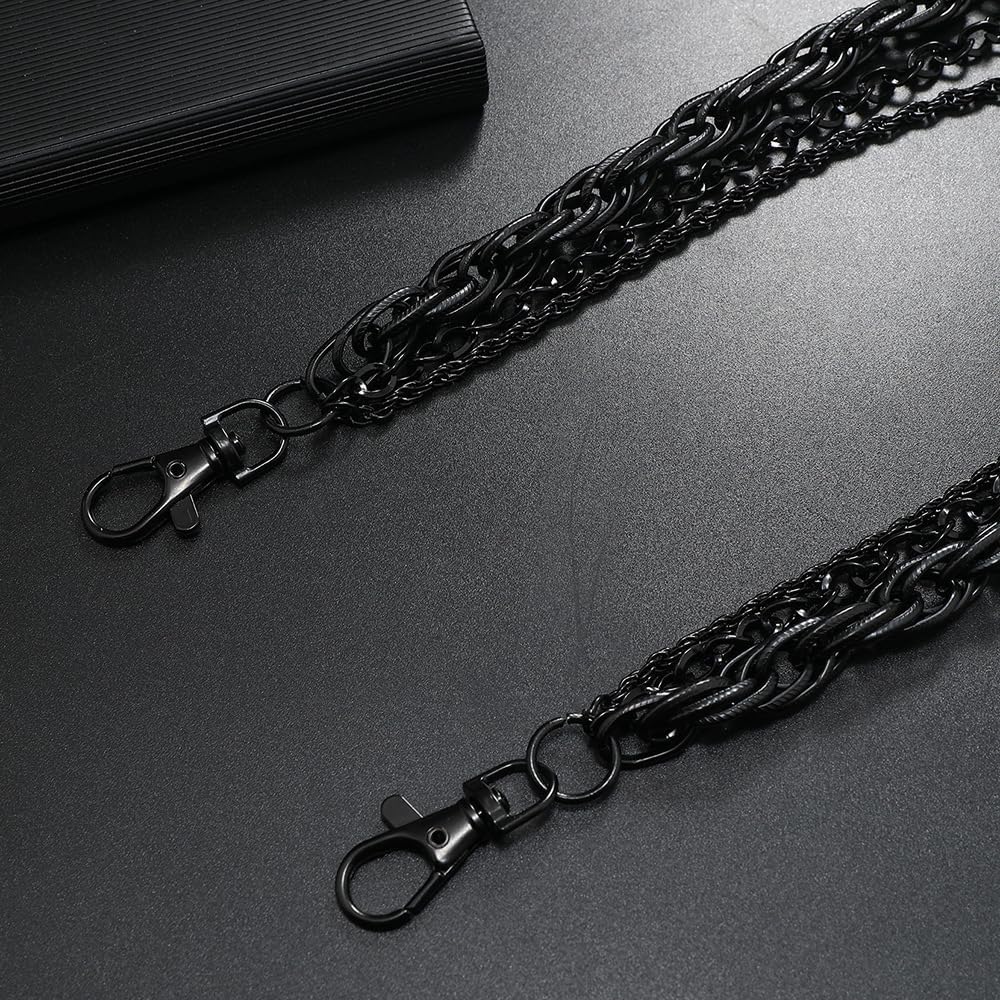 PINKPIN Pants Chain Jean Wallet Chains Hip Hop Punk Jeans Chain for Men Women Black Goth Clothing Accessories - Image 5