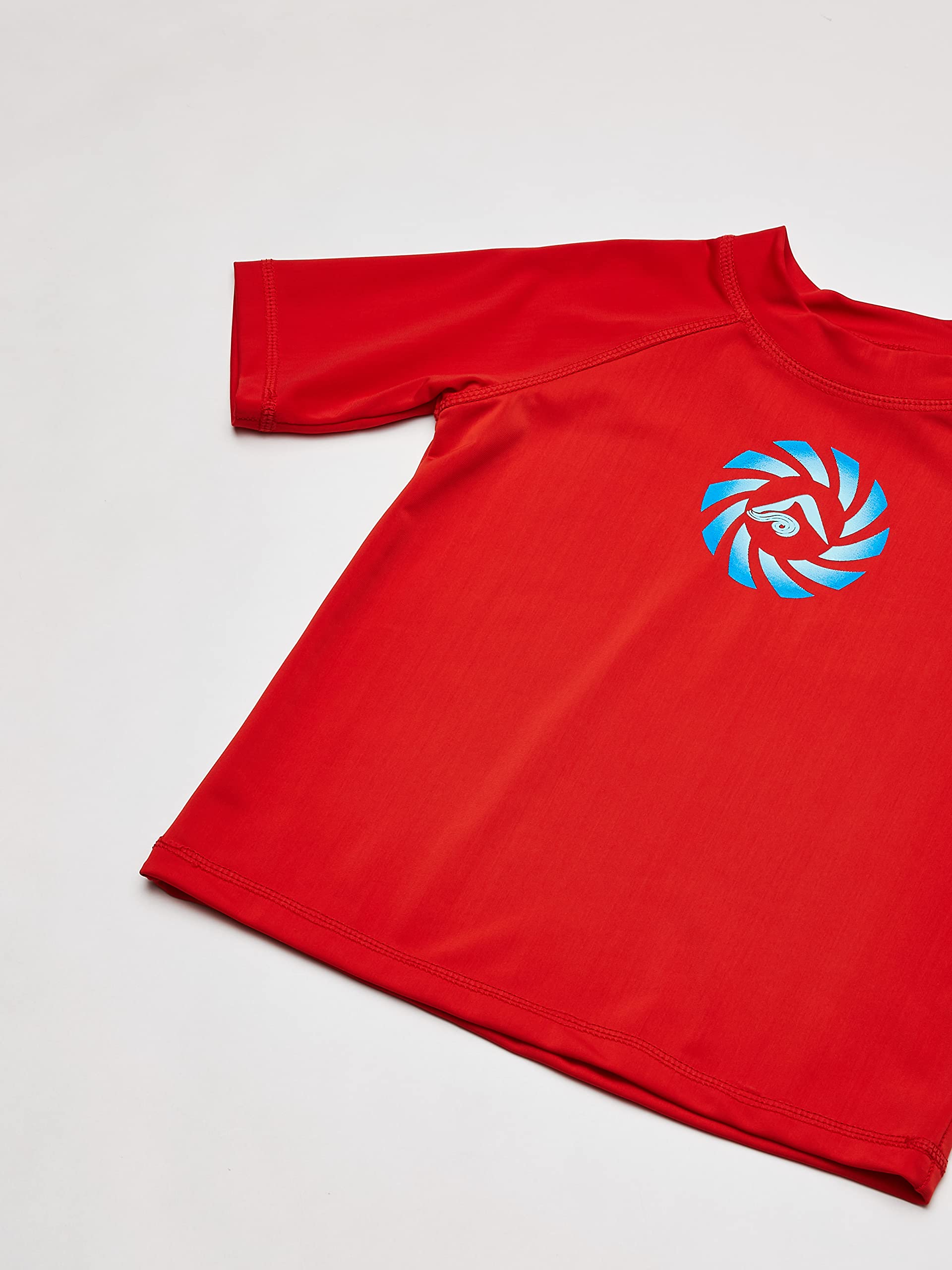 Kanu Surf Jungen Haywire UPF 50+ Sun Protective Rashguard Swim Rash-Guard-Shirt, Zipline Rot, 4 Jahre