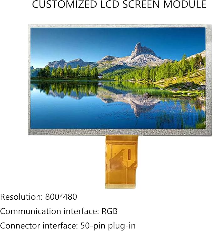Monitor LCD de 7 pulgadas con ángulo de visión amplio y tecnología de ahorro miniatura 7