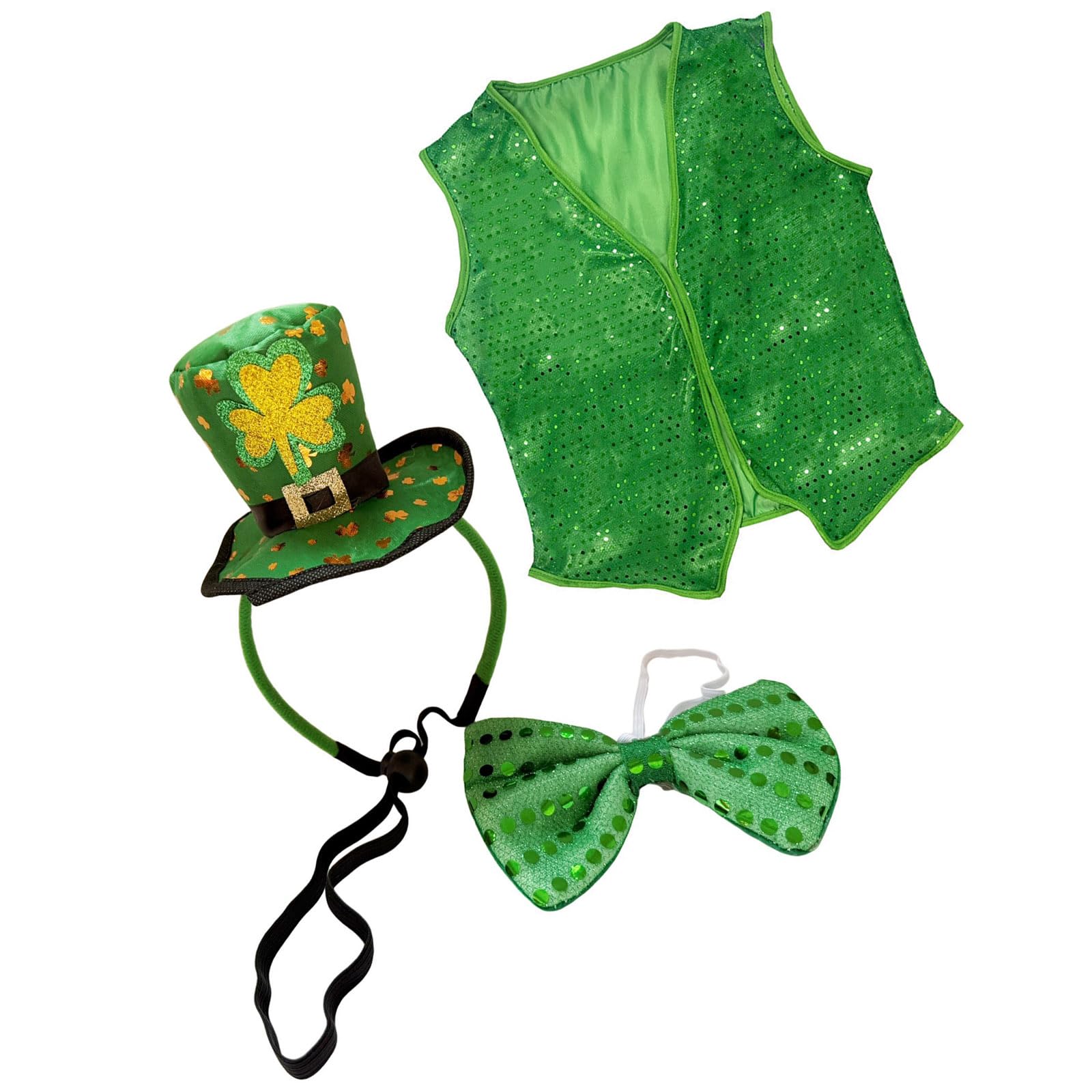 hogtnd Classic Accessories with Cylinders, Headbands and Bow Tie for Authentic Bowtie Costume Corporate Event, Classic Outfit