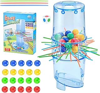Kerplunk Game - Pull Sticks Floor Game for Family,Stick Games Helps to Build Close Interaction and Communication Between Parents and Kids Generic