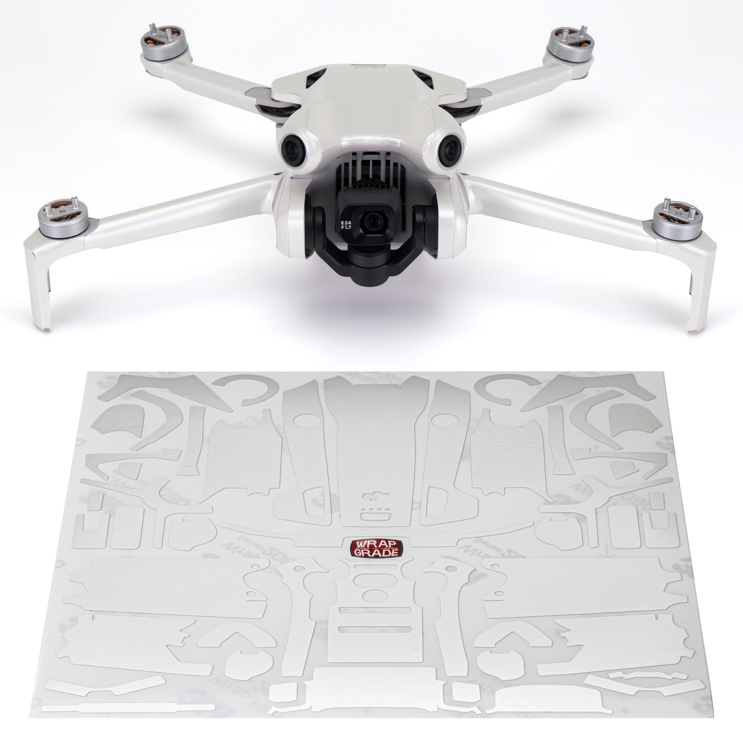 WRAPGRADE Skin Stickers Compatible with DJI Mini 4 Pro, Madagascar Pearl, DJI Mini 4 Pro, 13.8 x 8.8 x 4.9 cm