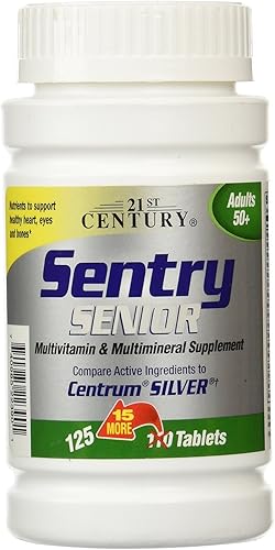 21st Century Sentry Senior 50+ Tablets 100 Ct (paquete de 2)
