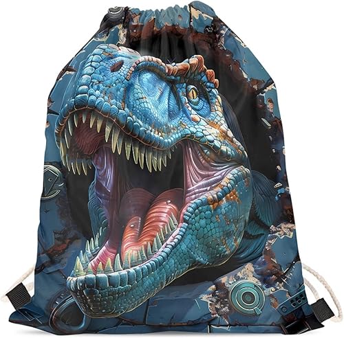 Miniatura 4 de AFPANQZ Mochila con cordón de diseño de animales geniales, mochila casual para viajes, deportes, bolsa de cincha para hombres, mujeres, niños y