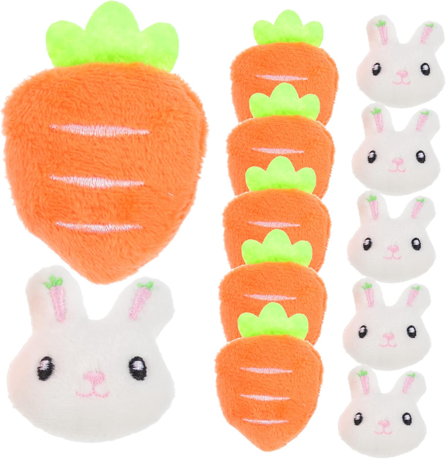 NOLITOY Plush Cartoon Rabbit Carrot Brooch Pin Adorable Decorative Breastpin for Boys and Girls and Adults Cute Plush Accessory for Fashion