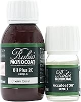 Vista 48 de Rubio Monocoat Aceite para Acabado de Madera 175 pies² - Puro Oil Plus 2C Aceite de Linaza para Madera Rápido de Secar, Ecológico para Uso