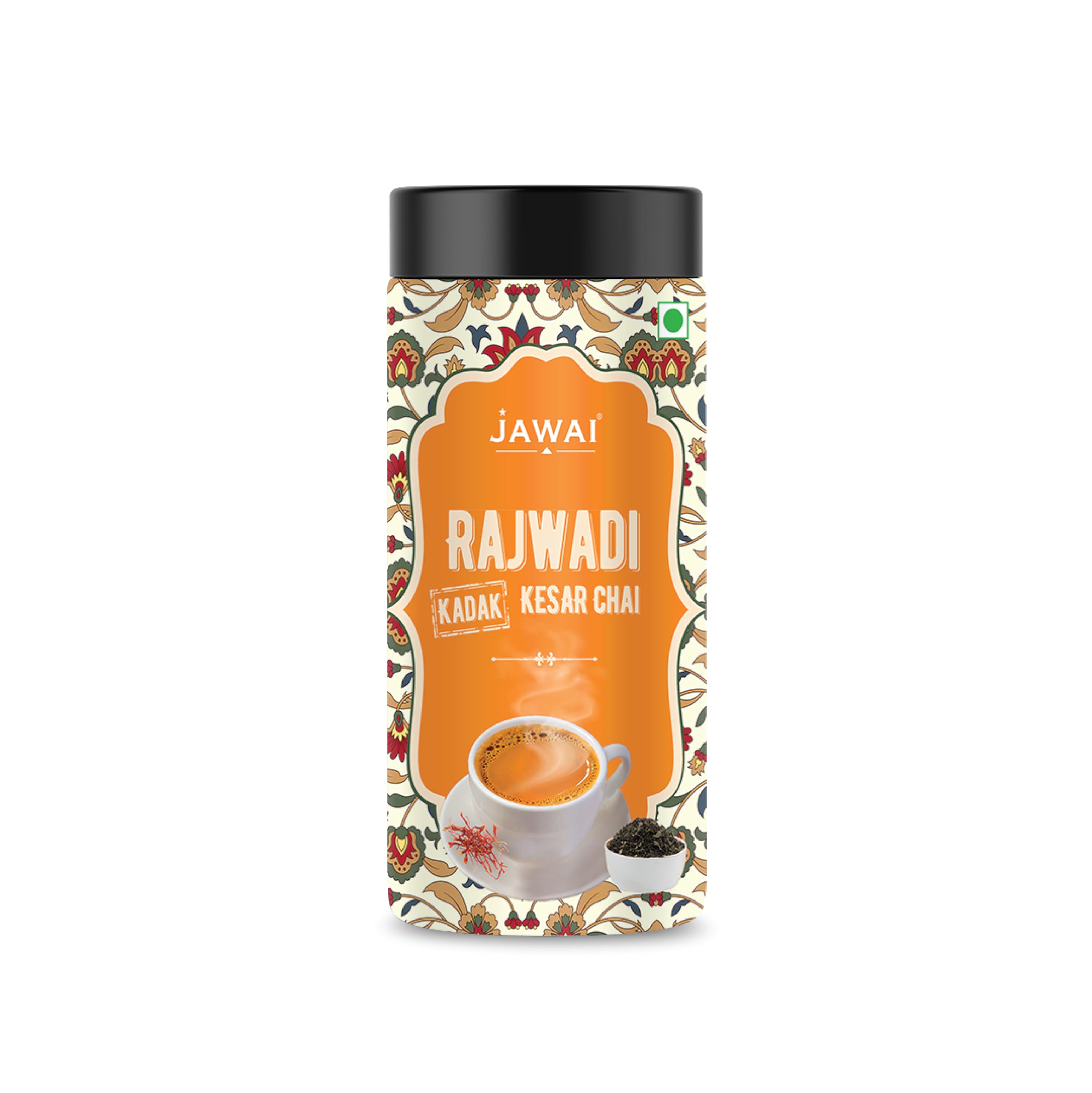 JAWAI RAJWADI KADAK KESAR CHAI | Authentic Indian Chai | Kadak Tea | Rajwadi Tea | Saffron Infused Tea | Assam Tea | 400gms | Makes 160 Cups (B0D8T585QP) Amazon Price History, Amazon Price Tracker