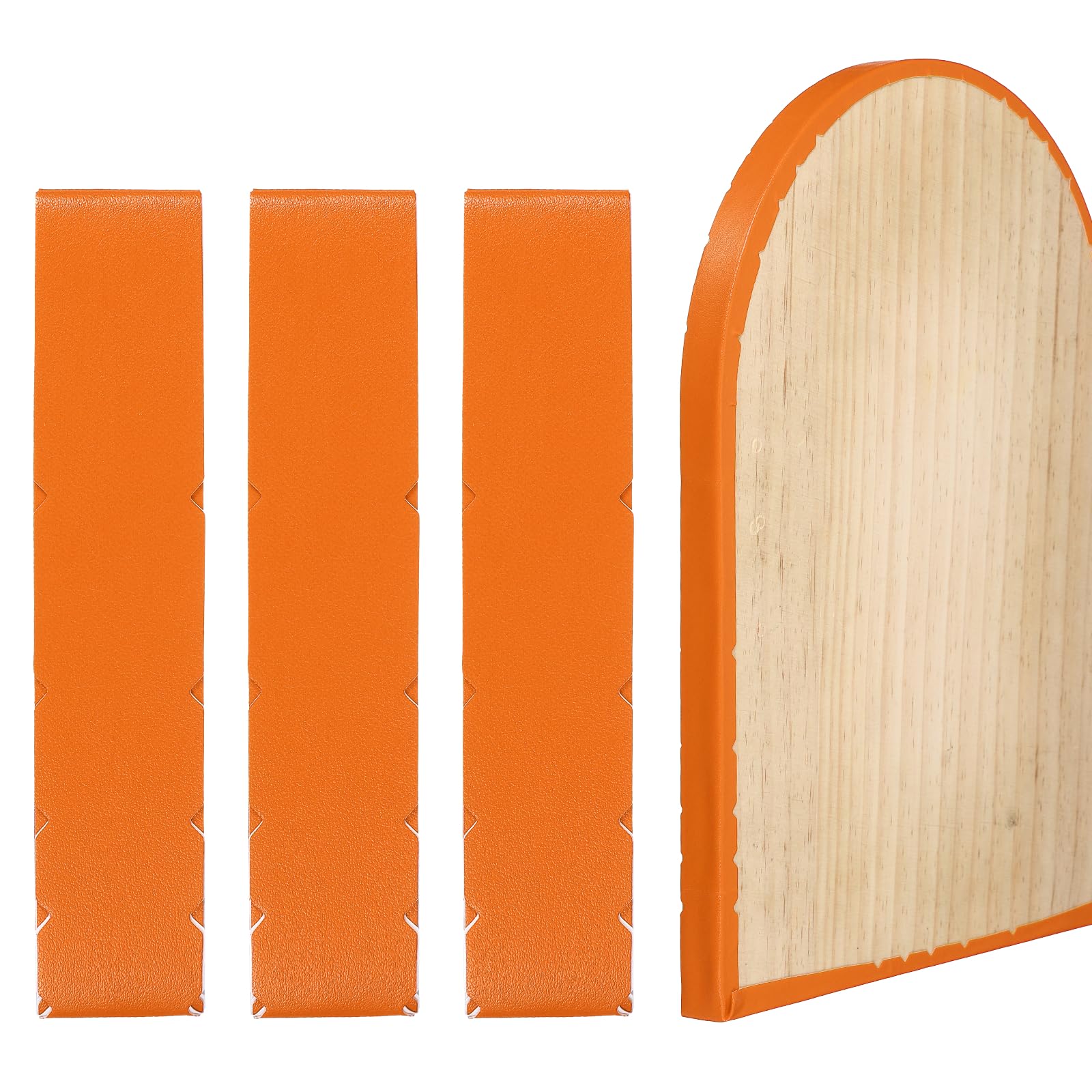 YELARXI Pickleball Edge Guard Tape, Paddle Edge Cover, Pickleball Protection Tapes Pickle Ball Paddle Accessories 26mm Width & 3 Pcs & Orange -Fitting for (Training/Practice/Matches)