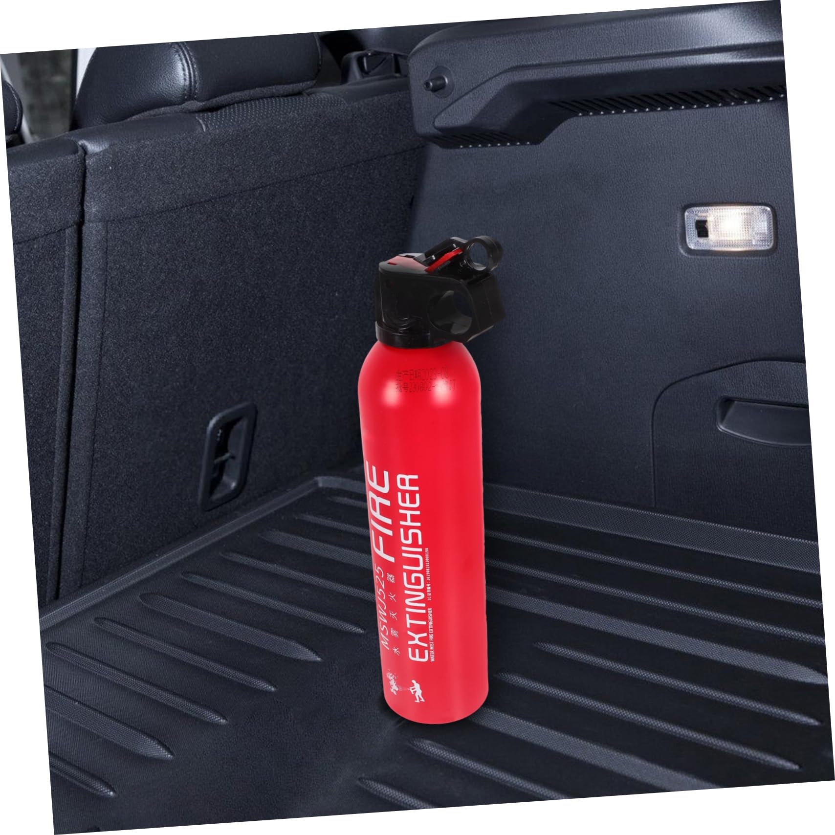 Uonlytech Extincteur Portable pour Voiture et Maison et Pratique Sécurité Incendie Compacte Rouge pour Petits Accidents et Fixation Facile