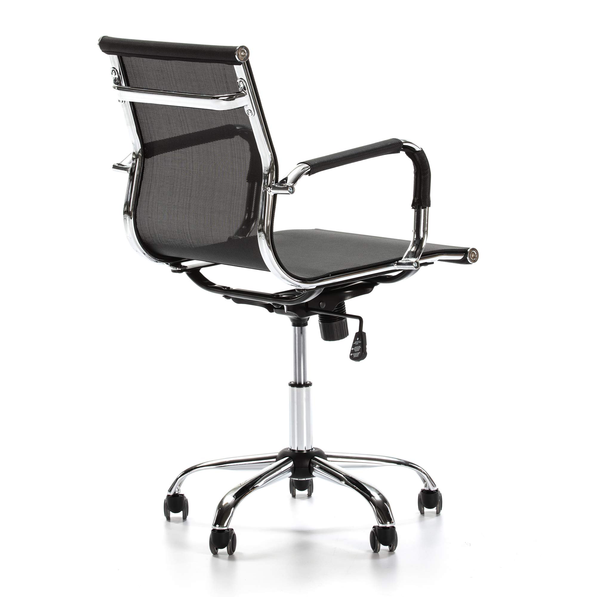 VS Venta-stock Sillón de Oficina Oxford reclinable, Tejido Transpirable, Silla ejecutiva con reposabrazos, Altura Ajustable
