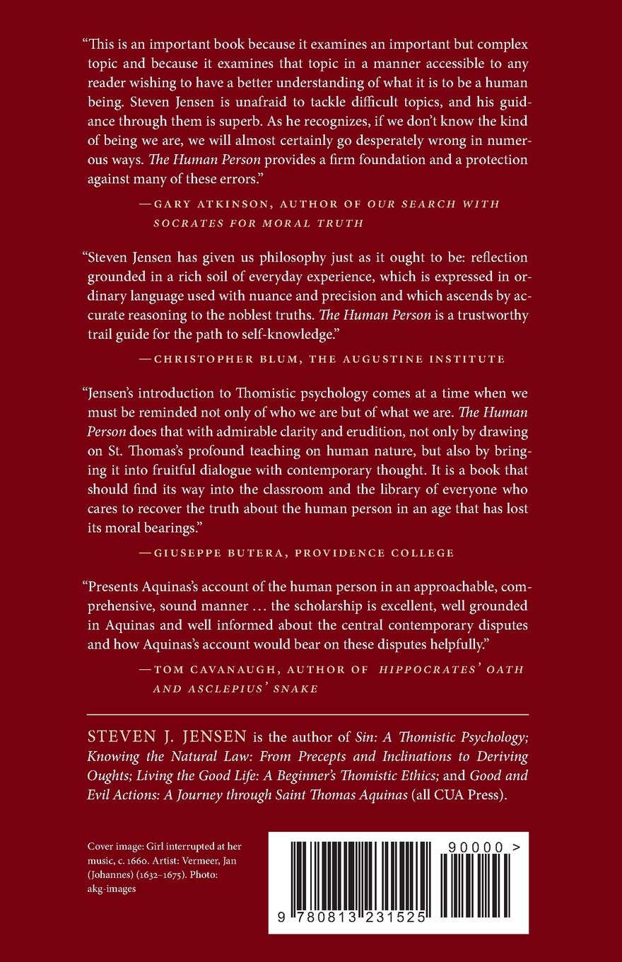 The Human Person: A Beginner's Thomistic Psychology