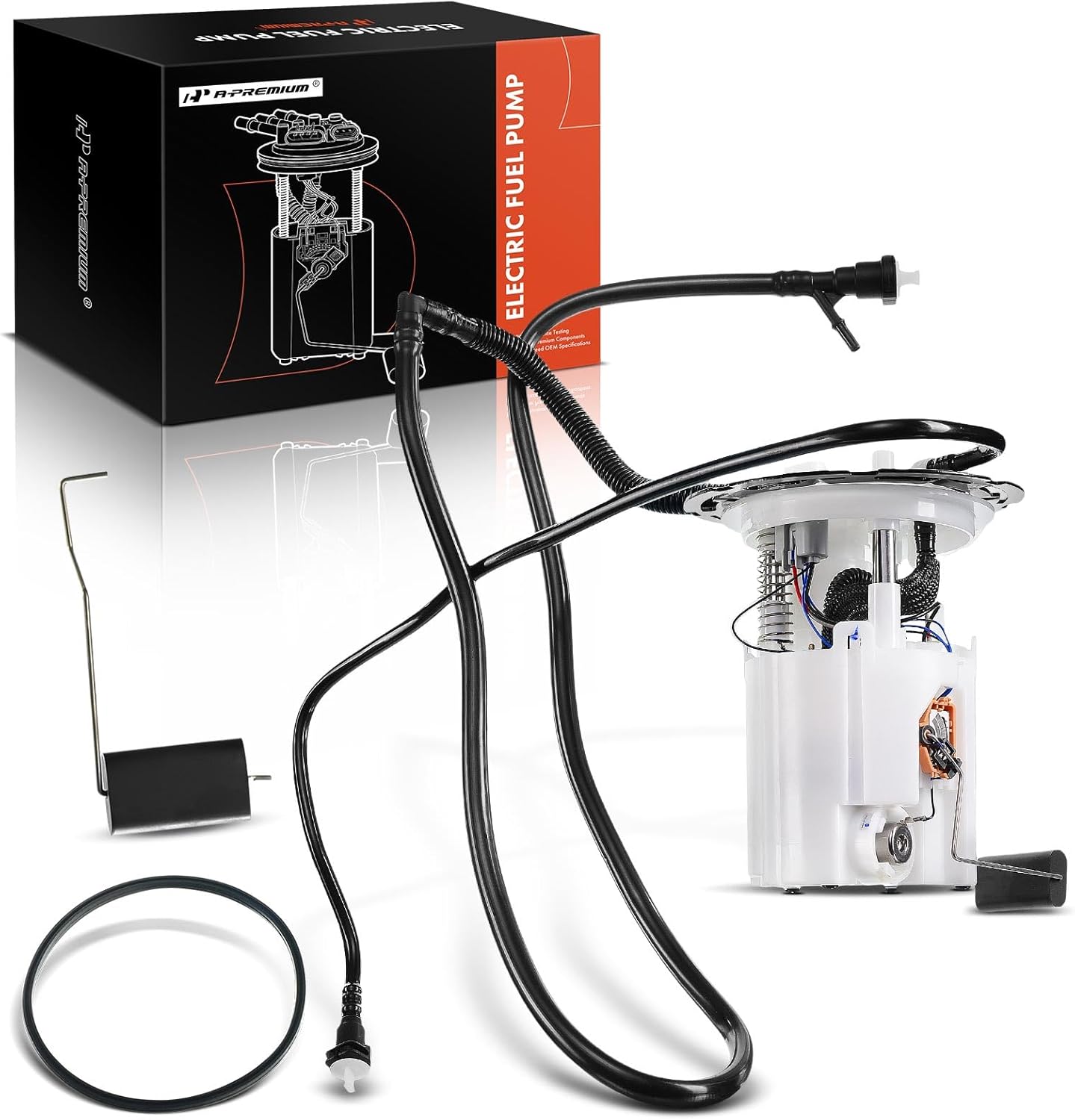 A-Premium Electric Fuel Pump Module Assembly w/Pressure Sensor Compatible with Chevrolet Malibu 2004-2006, Replace# 10374394