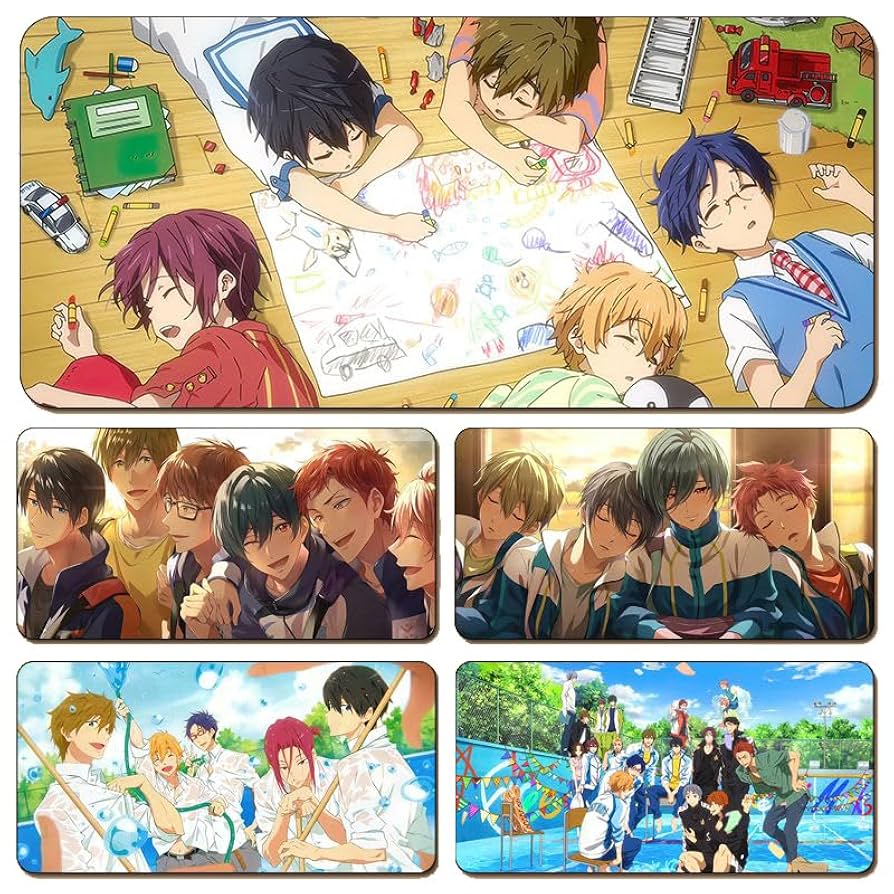 ハイ☆スピード! しおり マウスパッド 下敷き 他 七瀬遙 橘真琴 Free! Amazon.co.jp: フリー マウスパッド 大型 防水 グッズ 七瀬遙 橘