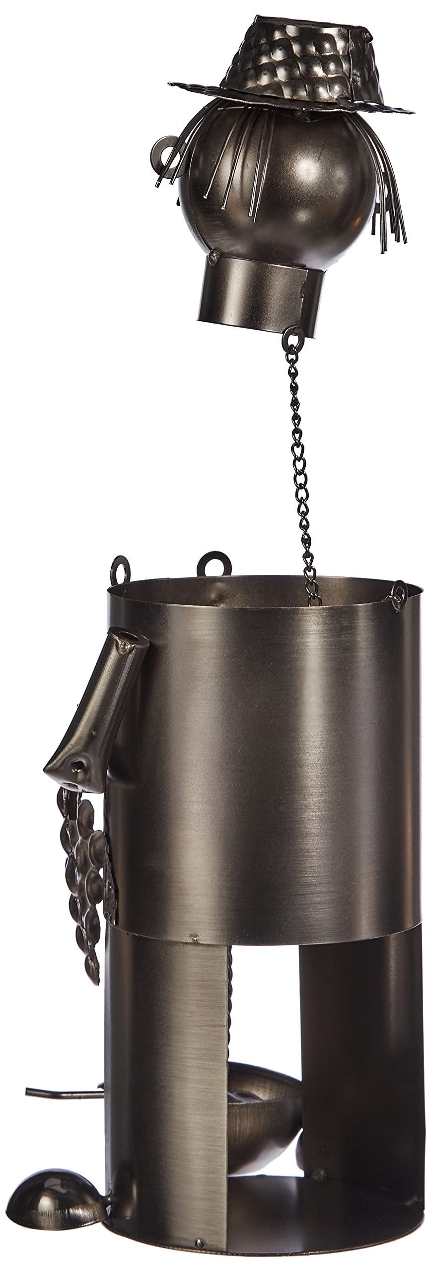 Visol Products Bellet Stainless Steel Wine Bottle Holder, Chrome