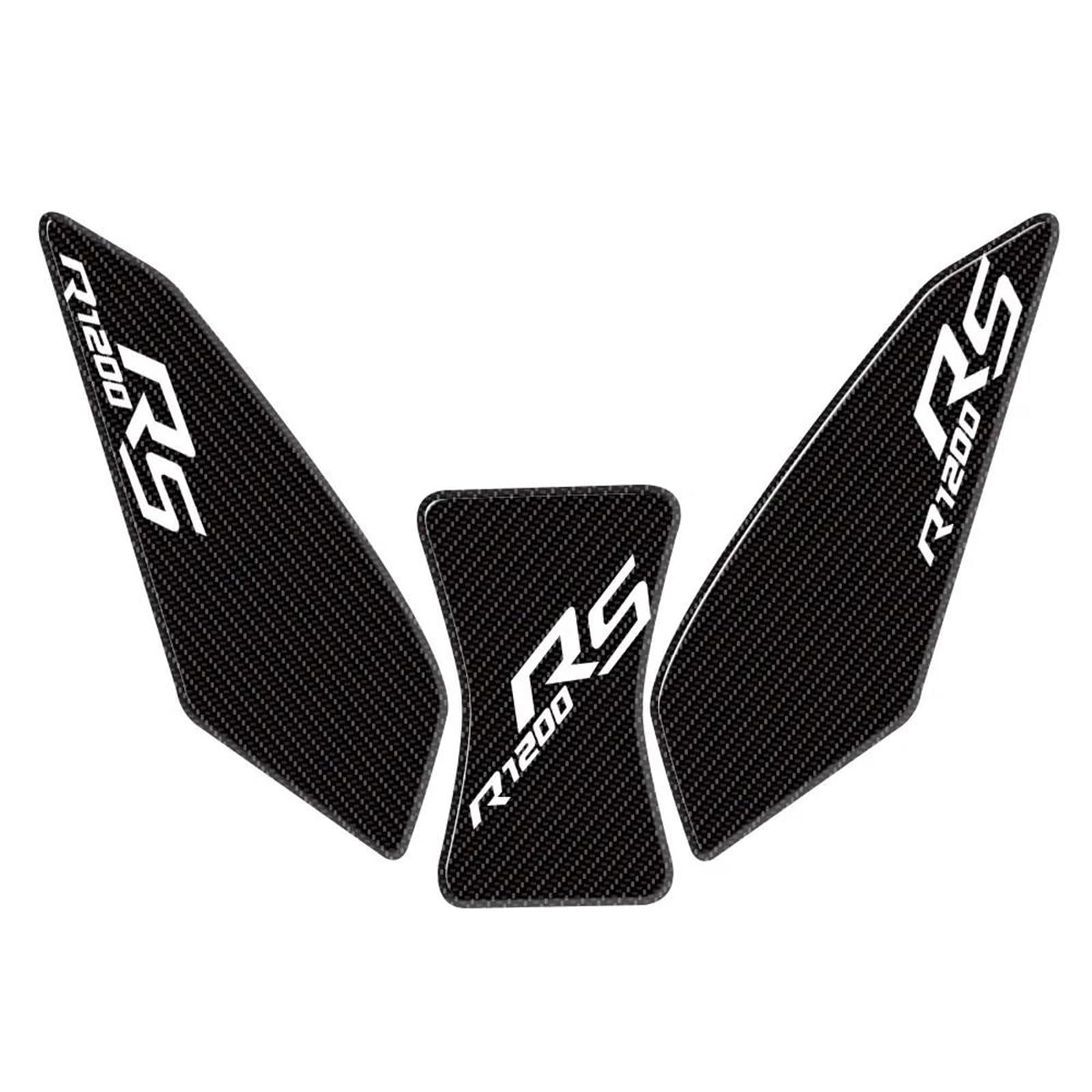 Motorcycle Tank Pad Sticker Fit for BMW R1250RS R1200RS R1200 RS 2014-2021 Carbon Fiber Texture Gas Knee Grip Traction Decal