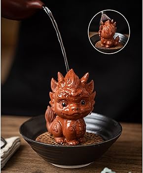 Amazon.co.jp: 可愛い 萌え 貔貅 ヒキュウ 神獣 おもちゃ 茶寵 置物