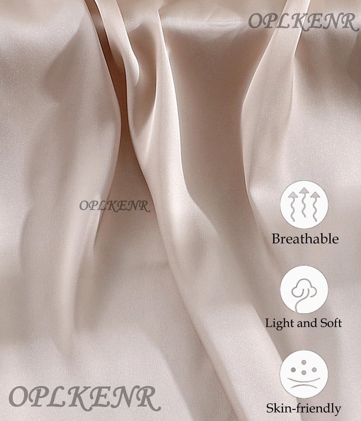 Silk Camisole Tops for Women, Sexy V-Neck Silk Satin Tank Tops Lace Trimmed Camisole - Image 4