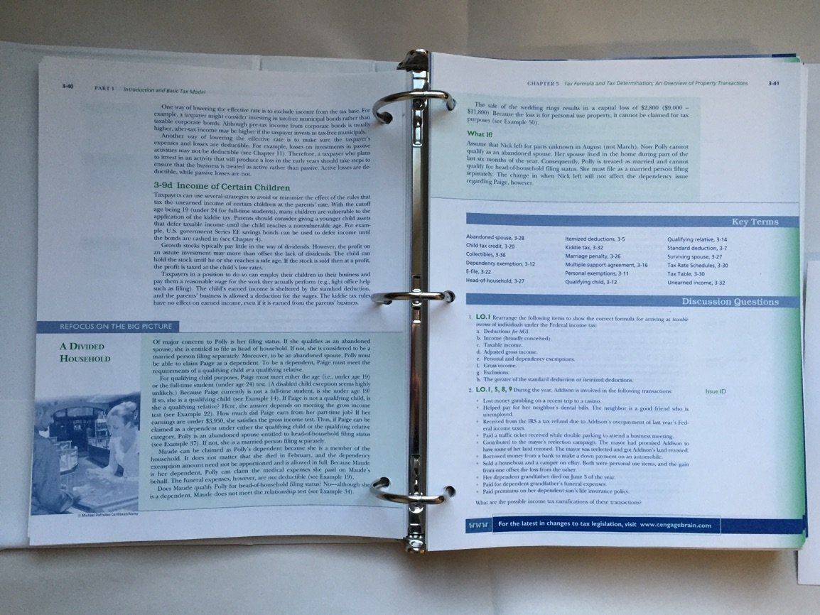 South-Western Federal Taxation 2015: Individual Income Taxes (with H&R Block(tm) CD-ROM & RIA Checkpoint 1 term (6 months) Printed Access Card) - Image 4