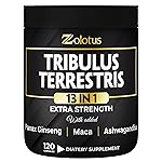 Zolotus 13in1 Tribulus Terrestris Capsules with Maca, Horny Goat Weed, Panax Ginseng, Saw Palmetto, Tongkat Ali, Shilajit & More - Energy, Stamina Supplement for Men & Women - 120 Counts
